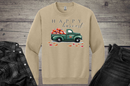 Happy Harvest Truck Crewneck Sweatshirt