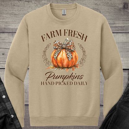 Farm Fresh Pumpkins Crewneck Sweatshirt