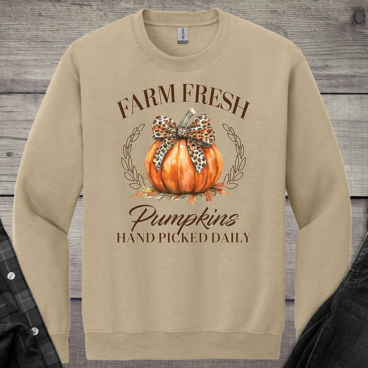 Farm Fresh Pumpkins Crewneck Sweatshirt