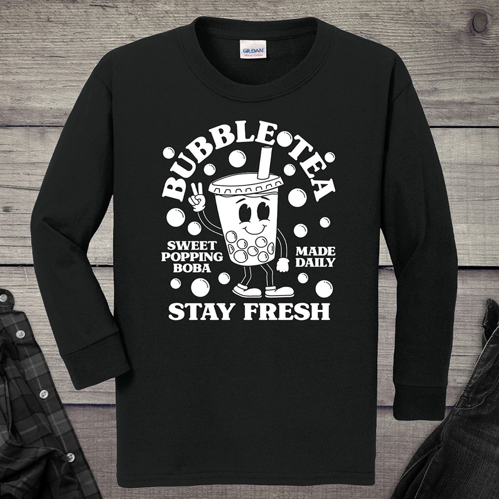 Bubble Tea Youth Long Sleeve Tee