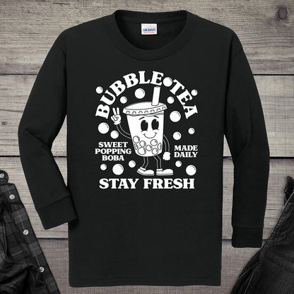 Bubble Tea Youth Long Sleeve Tee