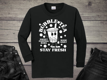 Bubble Tea Youth Long Sleeve Tee