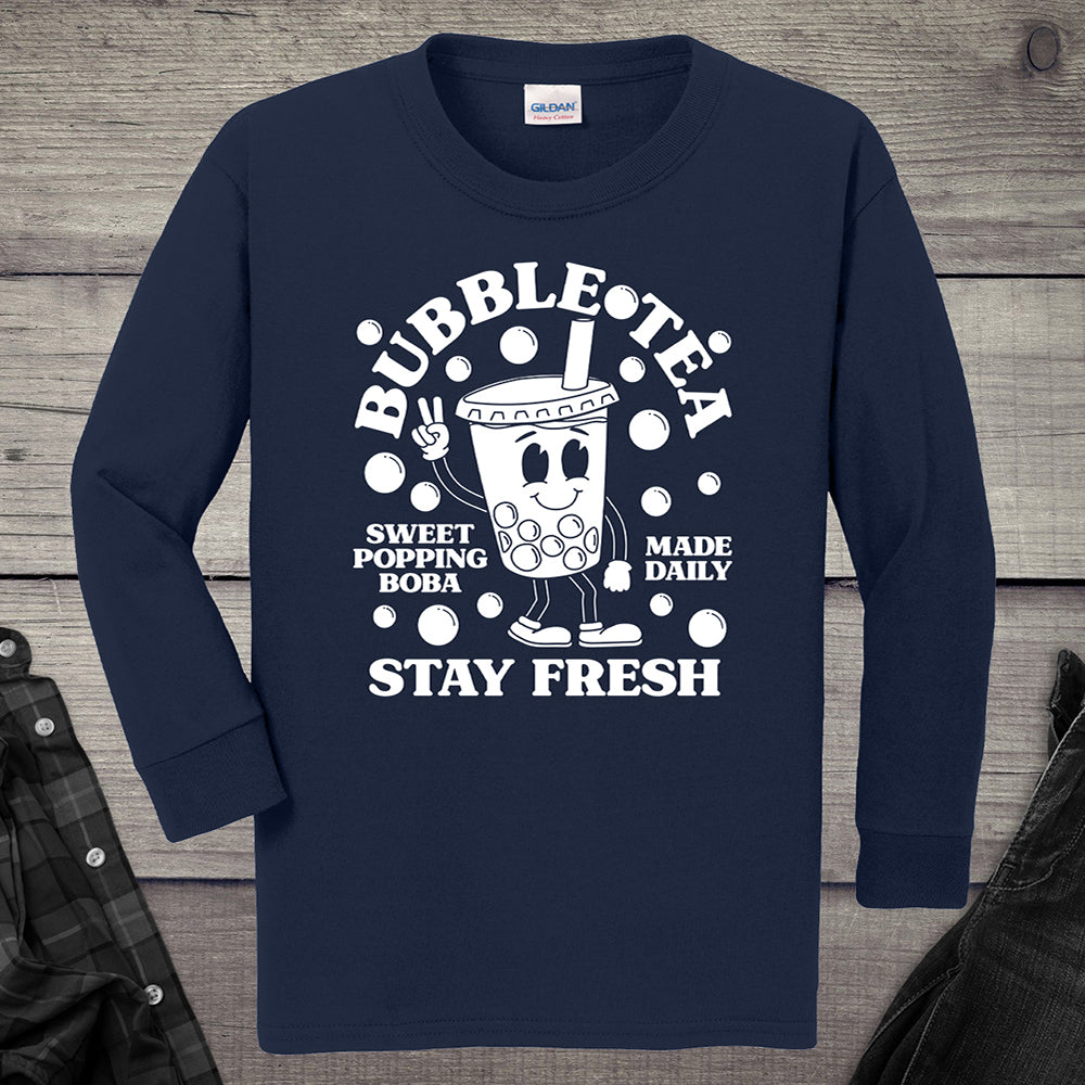 Bubble Tea Youth Long Sleeve Tee