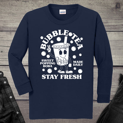 Bubble Tea Youth Long Sleeve Tee