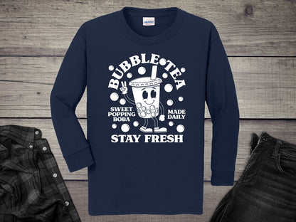 Bubble Tea Youth Long Sleeve Tee