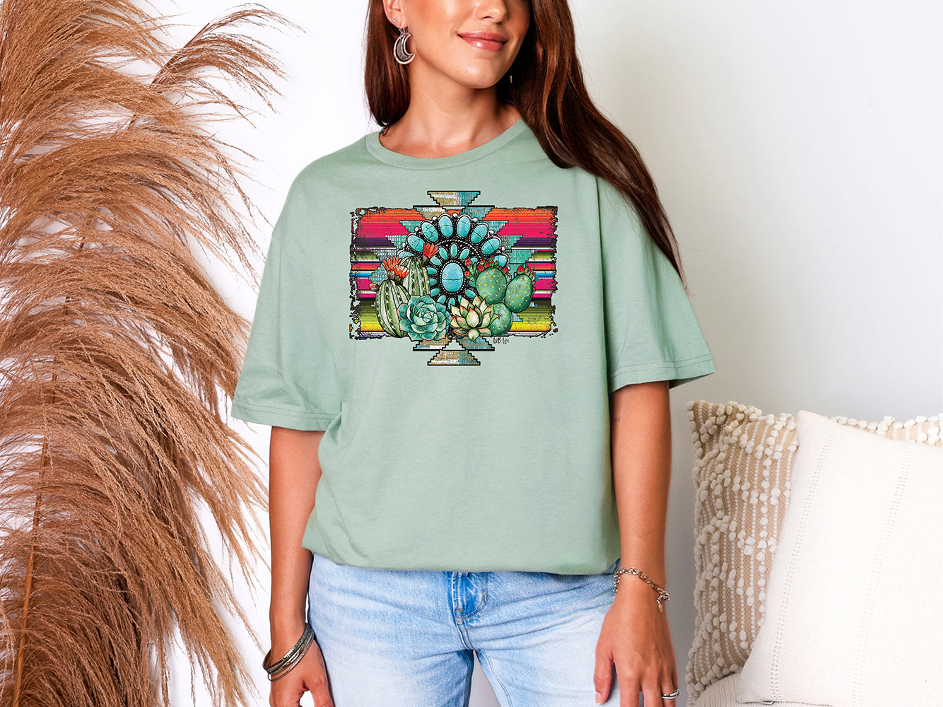 Aztec Cactus T-Shirt