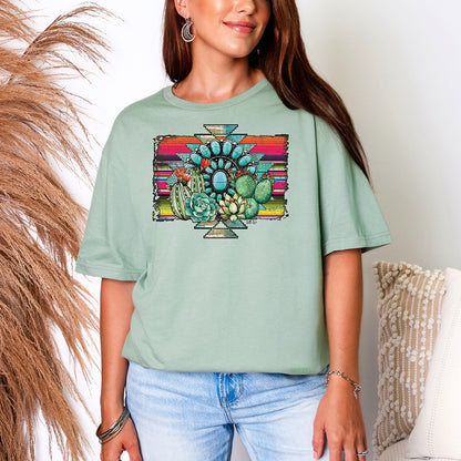 Aztec Cactus T-Shirt