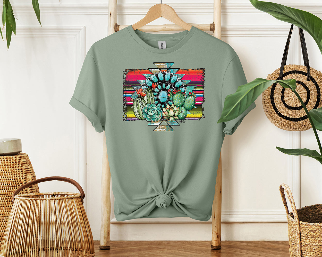 Aztec Cactus T-Shirt