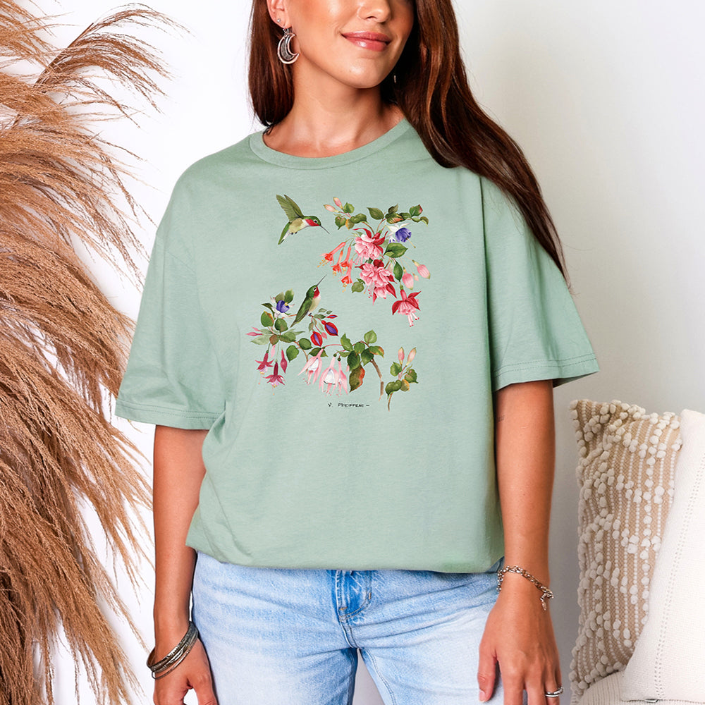 Hummingbird Fuchsias T-Shirt