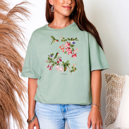 Hummingbird Fuchsias T-Shirt