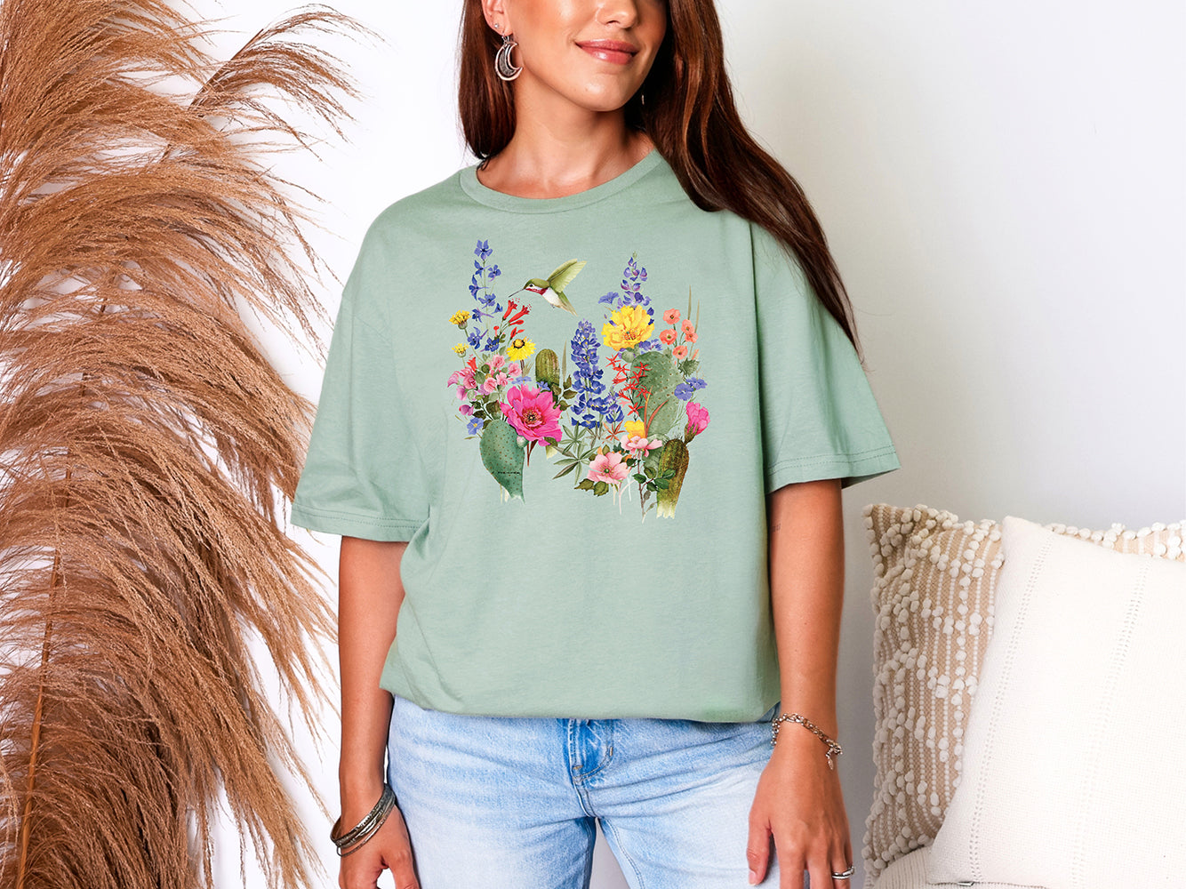 New Hummers Desert Blooms T-Shirt