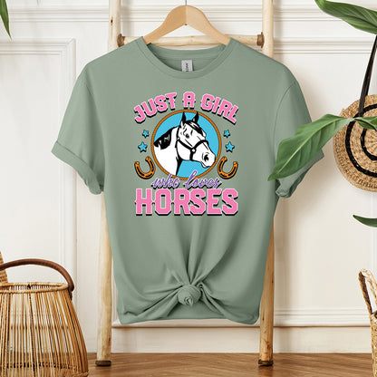 Just A Girl Who Loves Horses T-Shirt