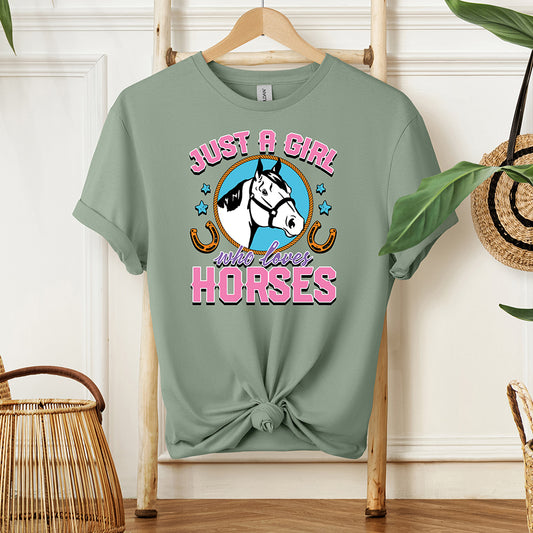 Just A Girl Who Loves Horses T-Shirt