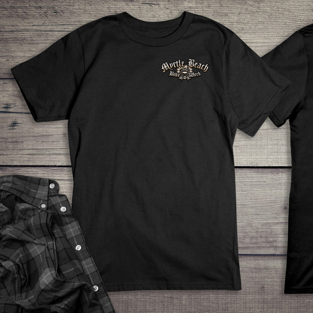 Myrtle Beach Chief Skull T-Shirt