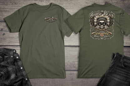 Myrtle Beach Chief Skull T-Shirt