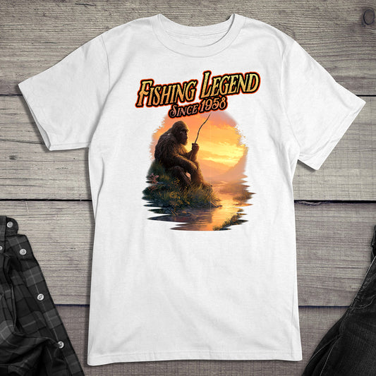 Bigfoot Fishing Legend T-Shirt