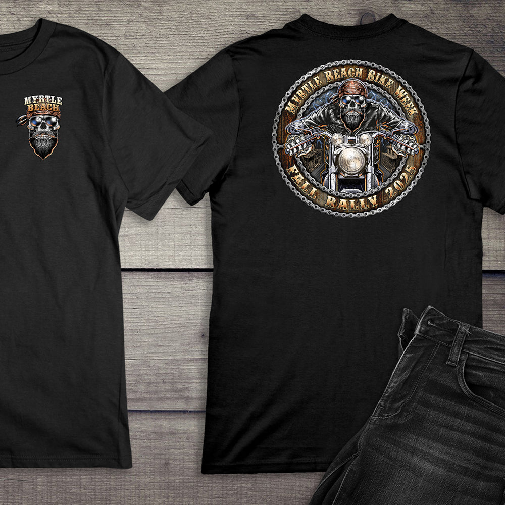 Myrtle Beach Skull Biker T-Shirt