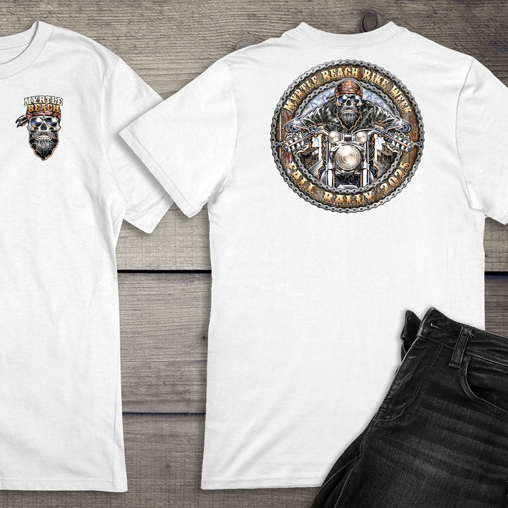 Myrtle Beach Skull Biker T-Shirt