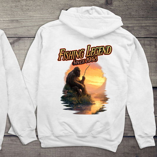 Bigfoot Fishing Legend Hoodie