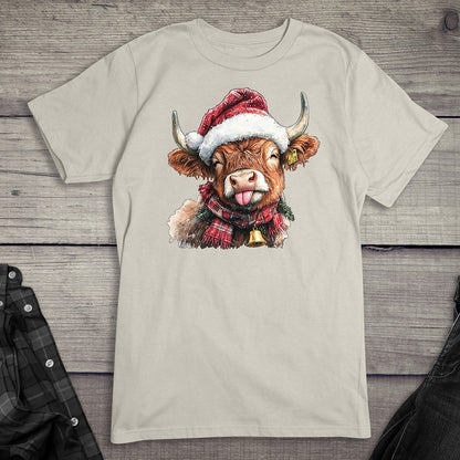 Christmas Highland Cow T-Shirt