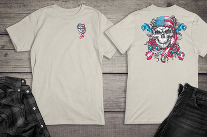 American Skull Bandana T-Shirt