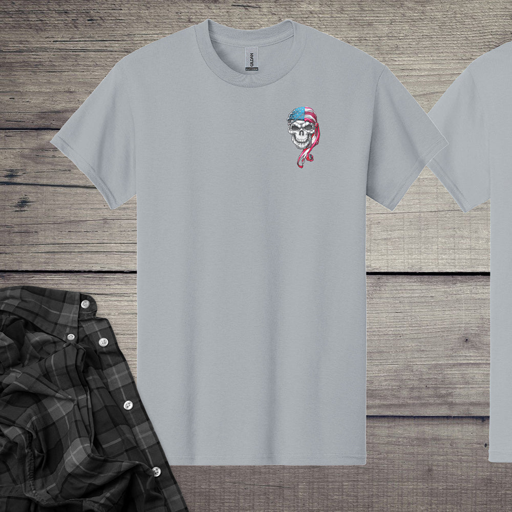 American Skull Bandana T-Shirt