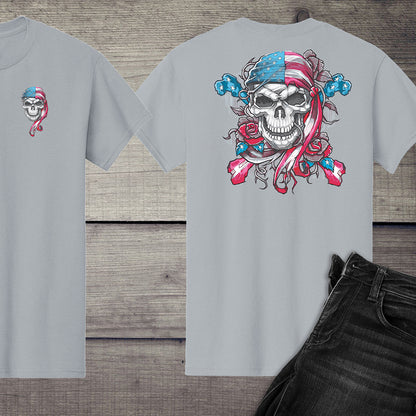 American Skull Bandana T-Shirt