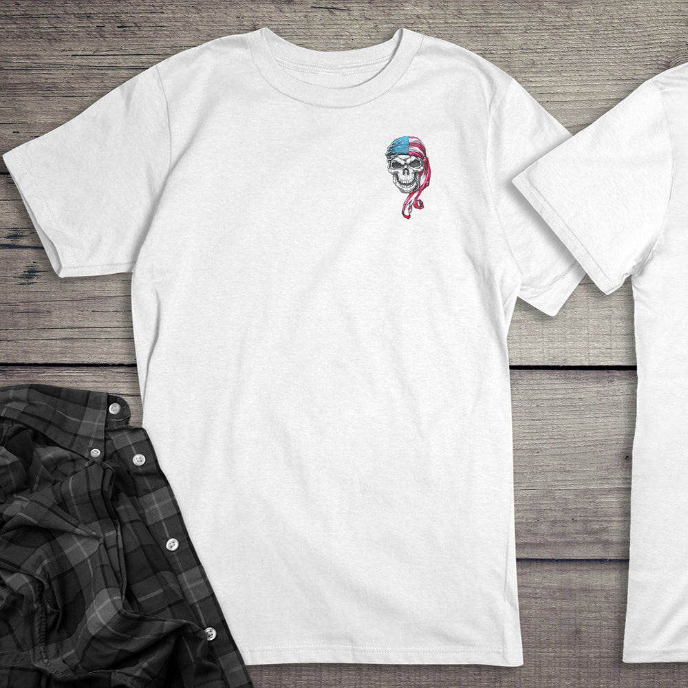 American Skull Bandana T-Shirt