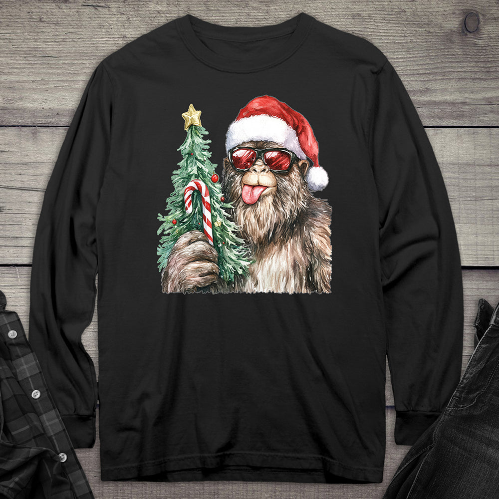 Bigfoot Christmas Long Sleeve Tee