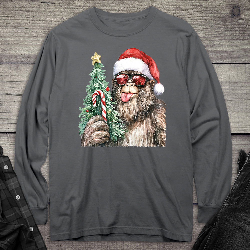 Bigfoot Christmas Long Sleeve Tee