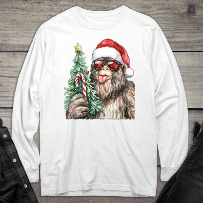 Bigfoot Christmas Long Sleeve Tee