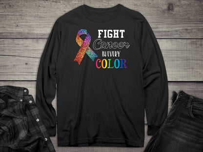 Fight Cancer Long Sleeve Tee
