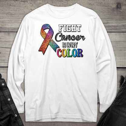 Fight Cancer Long Sleeve Tee
