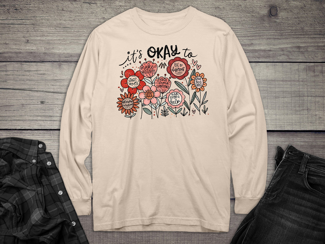 It’s Okay Long Sleeve Tee