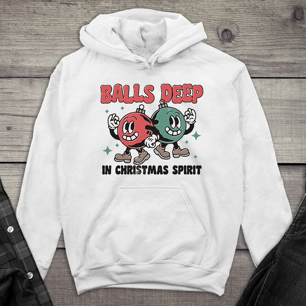 Balls Deep In Christmas Spirit Hoodie