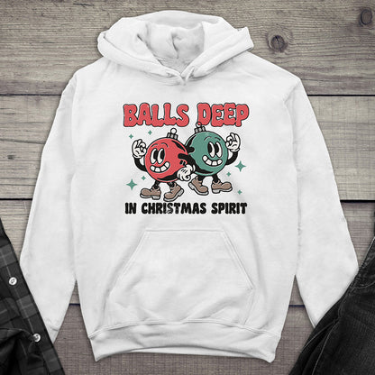 Balls Deep In Christmas Spirit Hoodie