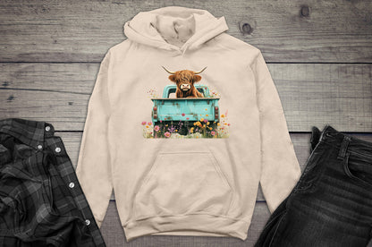 Highland Cow Truck Hoodie