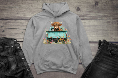 Highland Cow Truck Hoodie