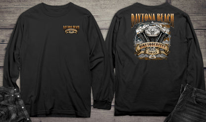 Daytona Beach Engine Long Sleeve Tee