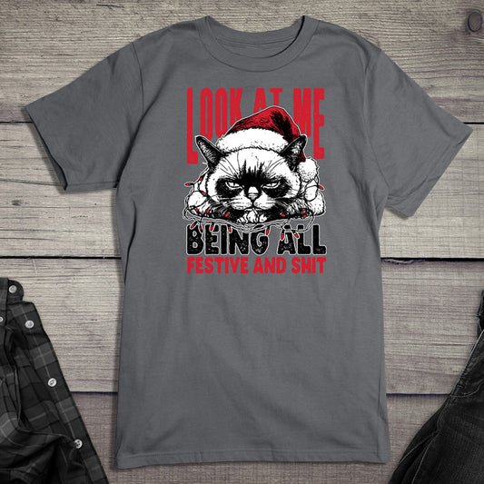 Look At Me Cat T-Shirt