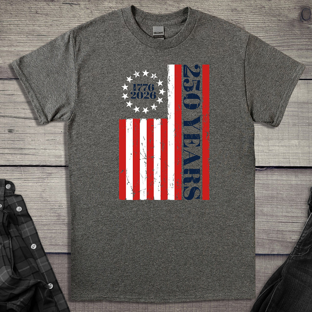 USA 250 Years Flag T-Shirt