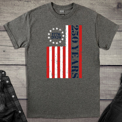 USA 250 Years Flag T-Shirt