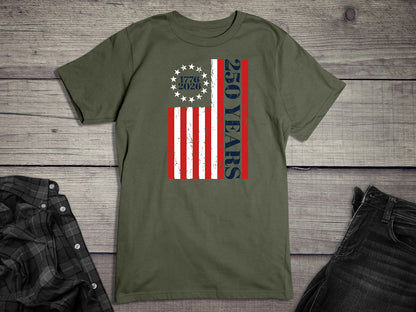 USA 250 Years Flag T-Shirt