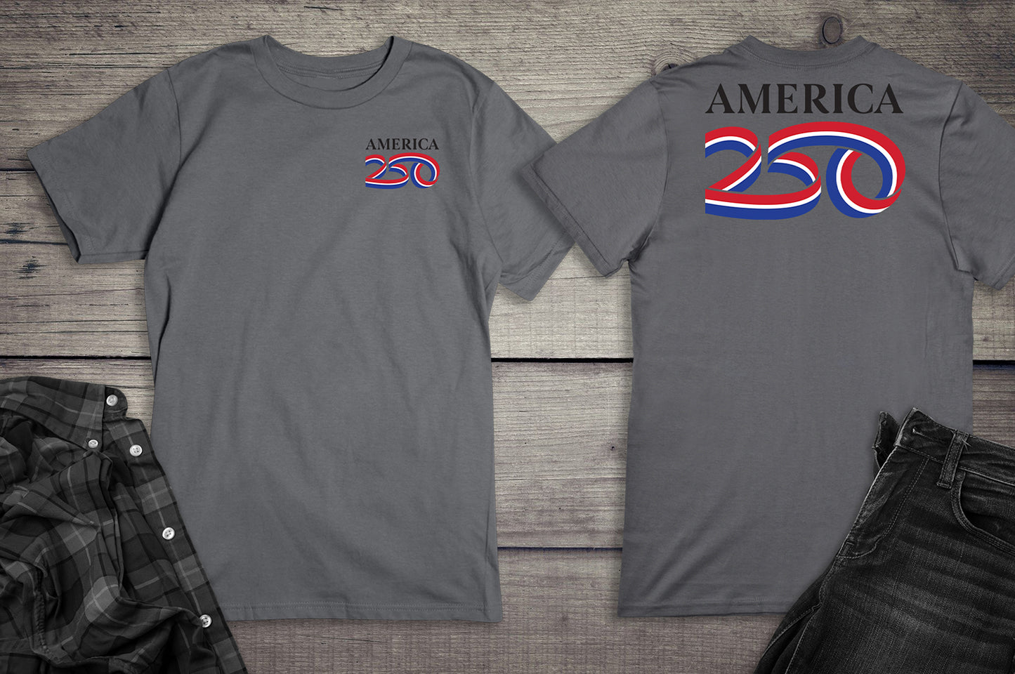 Official USA 250 Black T-Shirt