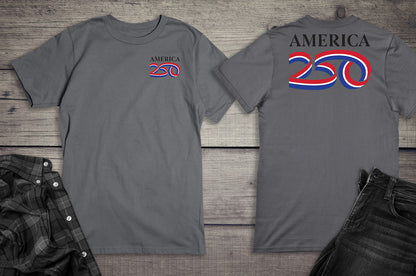 Official USA 250 Black T-Shirt