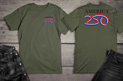 Official USA 250 Black T-Shirt