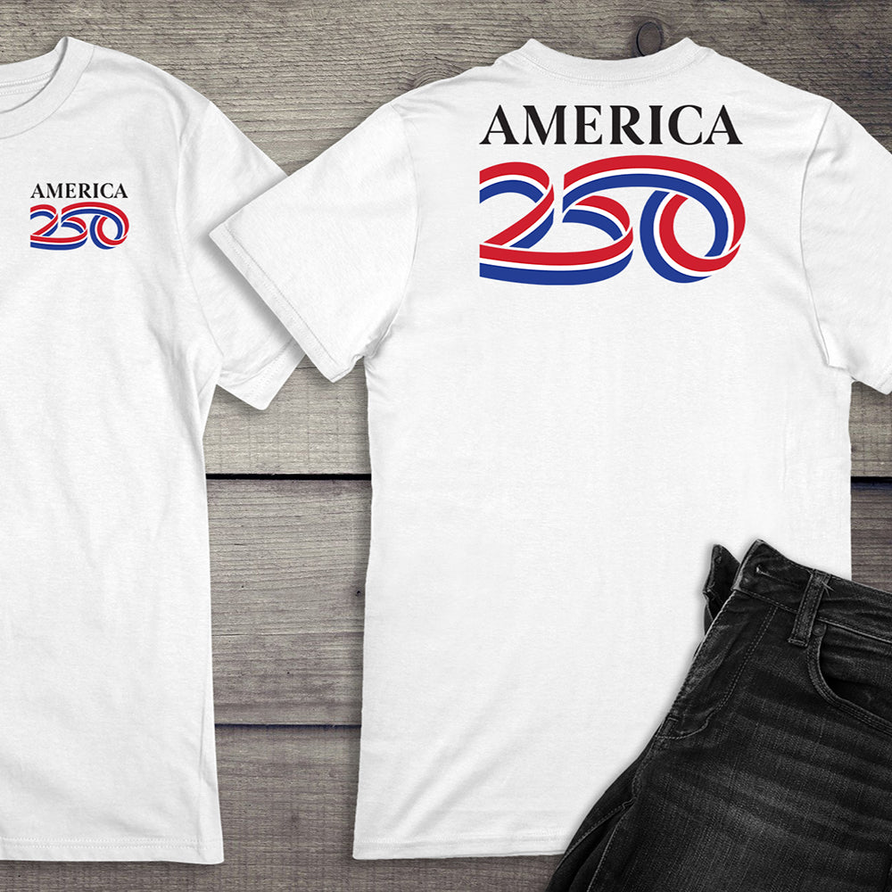 Official USA 250 Black T-Shirt