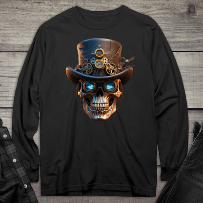 Steampunk Skull Long Sleeve Tee