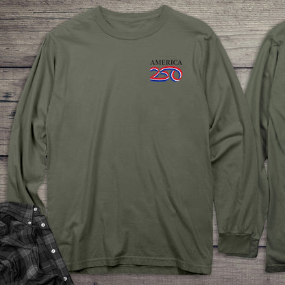 Official USA 250 Black Long Sleeve Tee