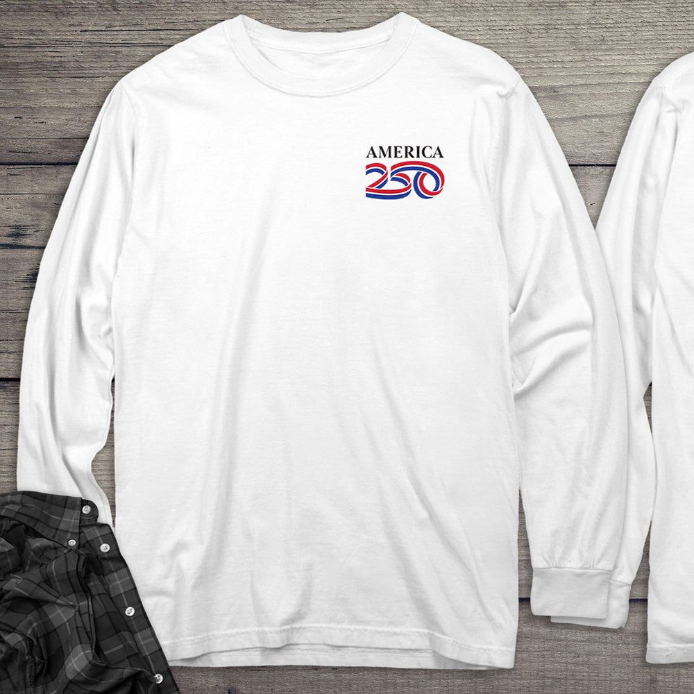 Official USA 250 Black Long Sleeve Tee